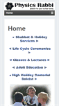 Mobile Screenshot of physicsrabbi.com